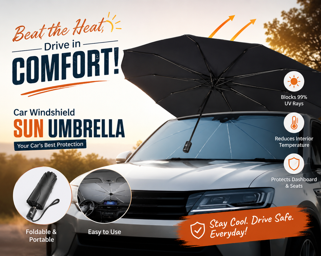 Windshield Sun Umbrella –